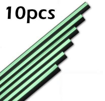 10pcs/lot Car-styling Plating Air Outlet Trim Strip Interior Air Vent Grille Switch Rim Trim Outlet Decoration Strip DIY