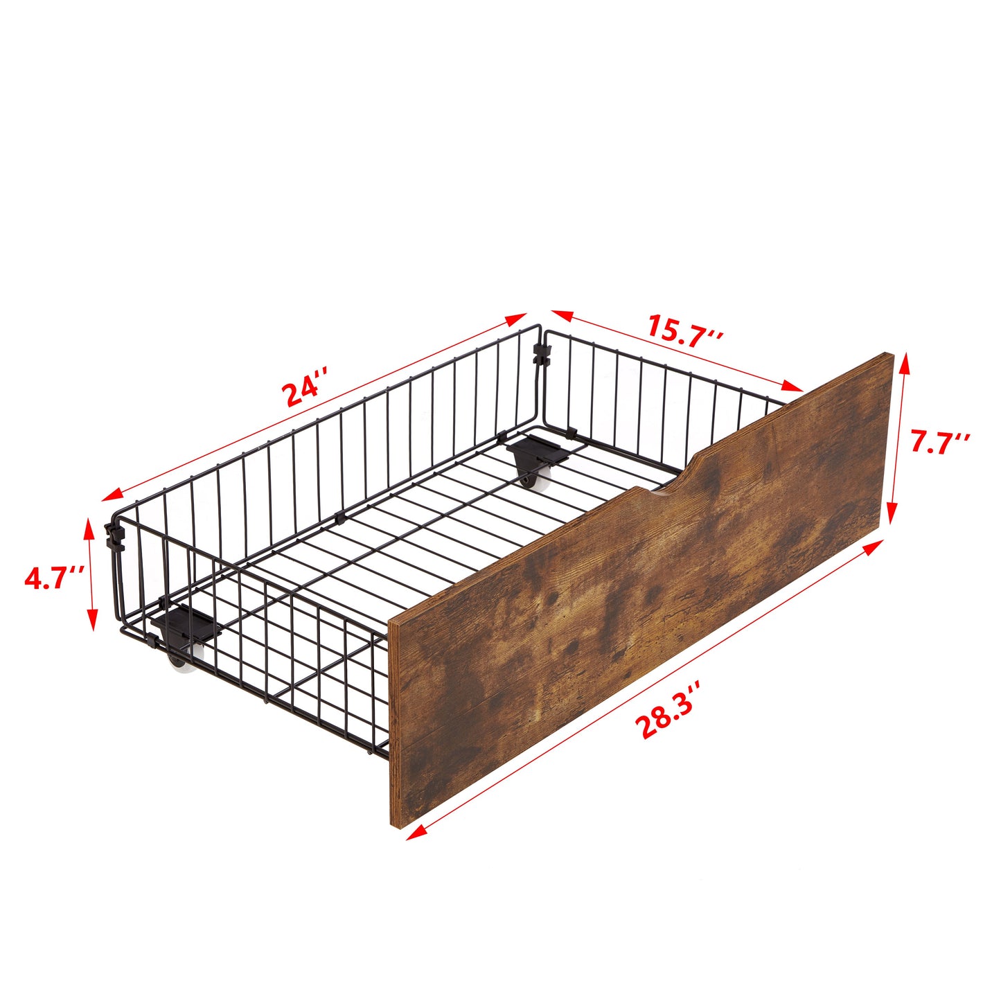 QUEEN BED DRAWERS