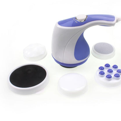 Mambo Full Relax Tone Spin Body Massager With 5 Headers Relax Spin Tone Slimming Lose Weight Burn Fat Full Body Massage Device