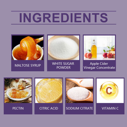 Dietary Gummies, Vitamin Supplement To Improve Immunity Apple Cider Vinegar Fudge