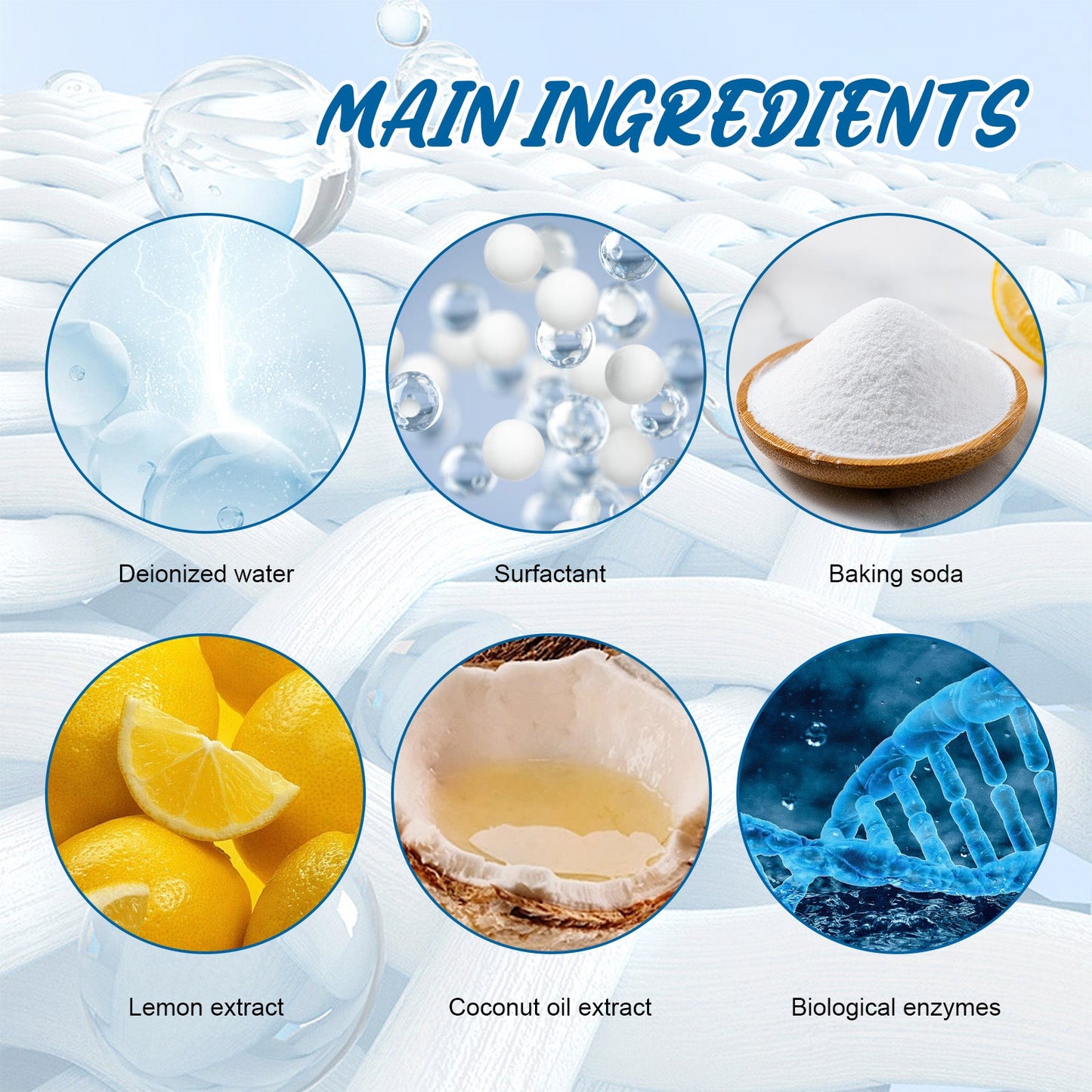 Biological Enzyme Cleaner, Removes Yellow Stains, Stains Stubborn Greasy Clothes Cleaner