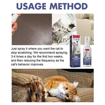 Pet Anti-Scratch Spray Exclusion Zone Set Up Spray Cat And Dog Scratching Door Sofa Anti-Scratch Solution
