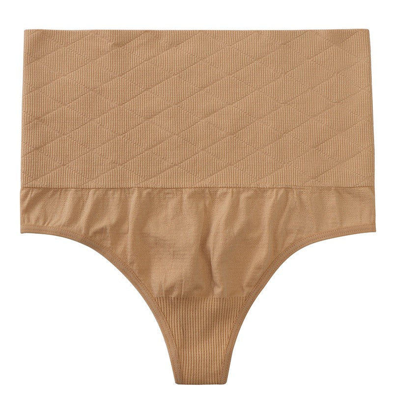 Sexy waist cinching and hip lifting pants, seamless design, exposed buttocks, high waisted pants and thongs