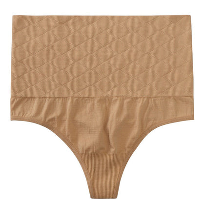 Sexy waist cinching and hip lifting pants, seamless design, exposed buttocks, high waisted pants and thongs