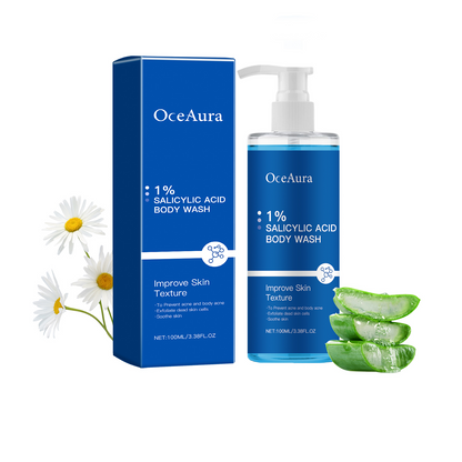 Salicylic Acid Body Wash Daily Gentle Cleaning, Exfoliating, Oil Control Refreshing, Clean, Comfortable And Lubricating