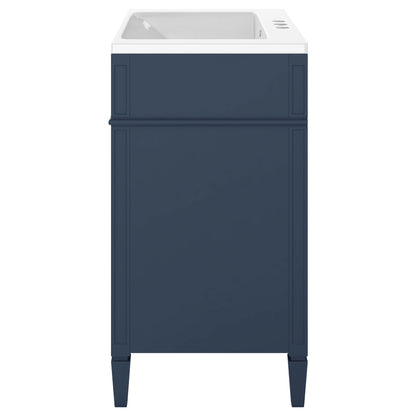 30 inch bathroom vanity with top sink, storage cabinet with 2 drawers and 1 drawer, single sink bathroom vanity