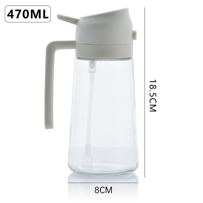 2-in-1 Kitchen Olive Oil Dispenser, Oil Sprayer, Grilling & Picnic Tools