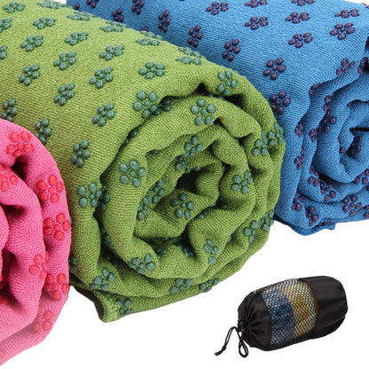 YOUGLE Non Slip Yoga Mat Cover Towel Blanket For Fitness Exercise Pilates Training