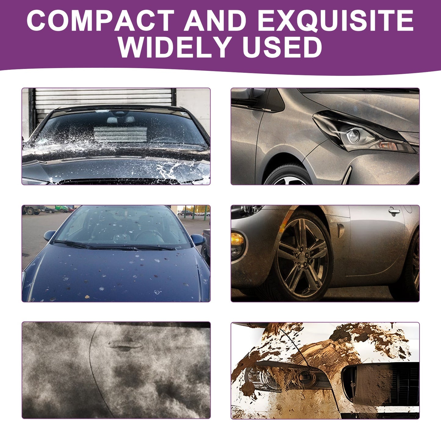 Automobile Protection Spray 6 In 1, Car Paint Plating Crystal Seal Glaze Dust Resistant Anti-Dirt Polishing Retrofitting Coating Agent