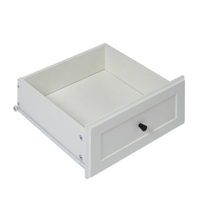 Farmhouse 5 drawer bedroom dressing table, high drawer cabinet white wooden bedroom dressing table.