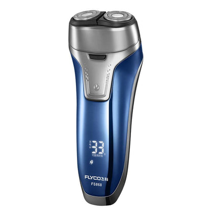 Flyco  Electric Razor 2 independent floating heads Full Body washable Electric shaver FS868