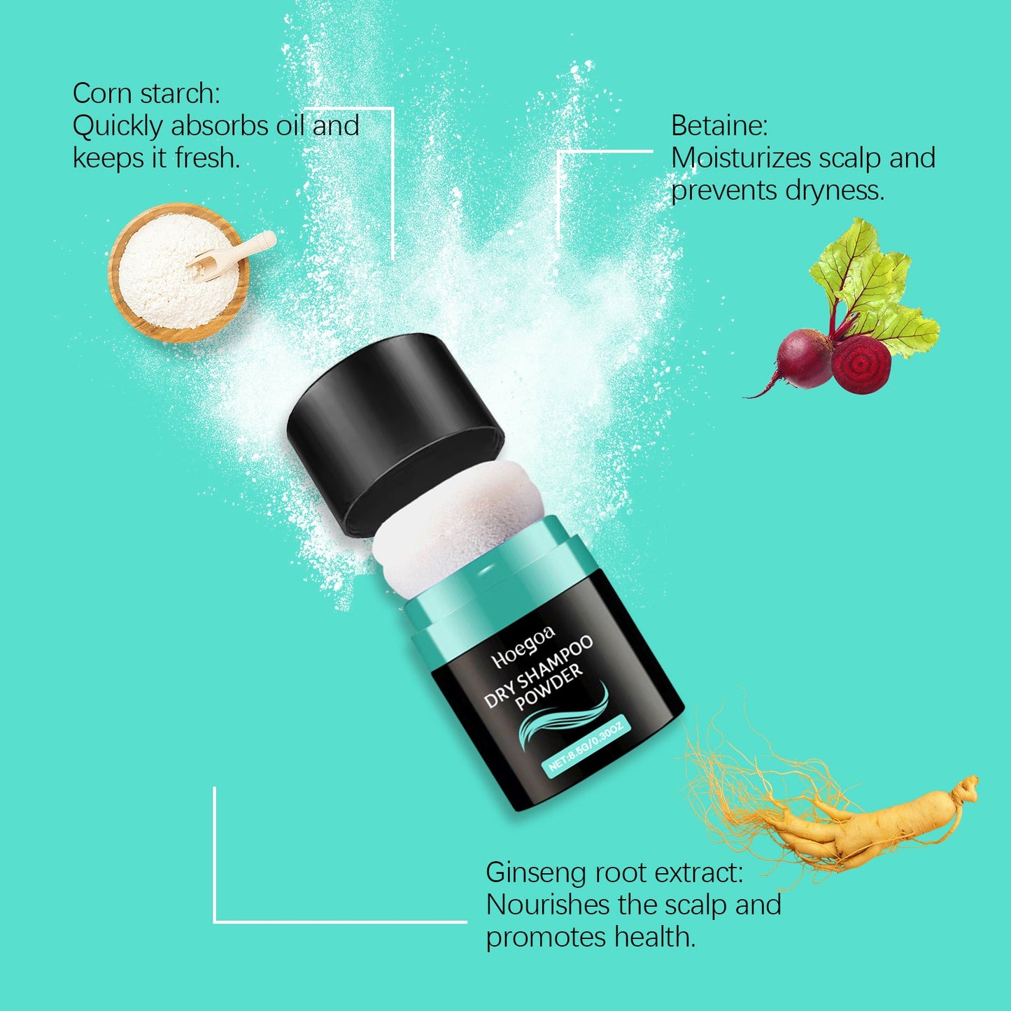 Dry Cleaning Hair Fluffy Powder