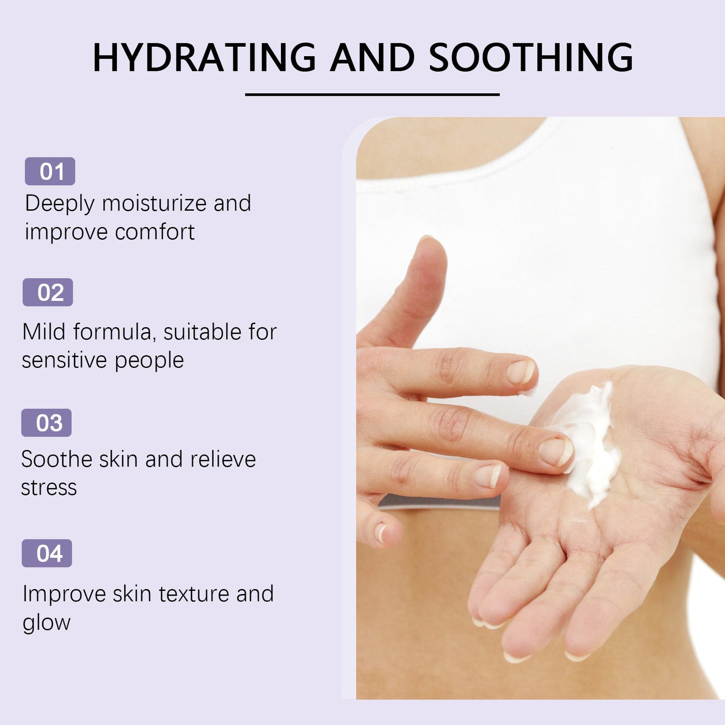 Body Soothing Cream Hydrating Moisturizing Massage Nourishing Soothing Cream For Uncomfortable Body Care