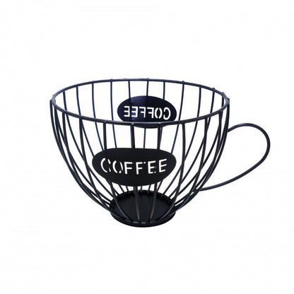 Cofffee Capsule And Tea Bag Holder Black