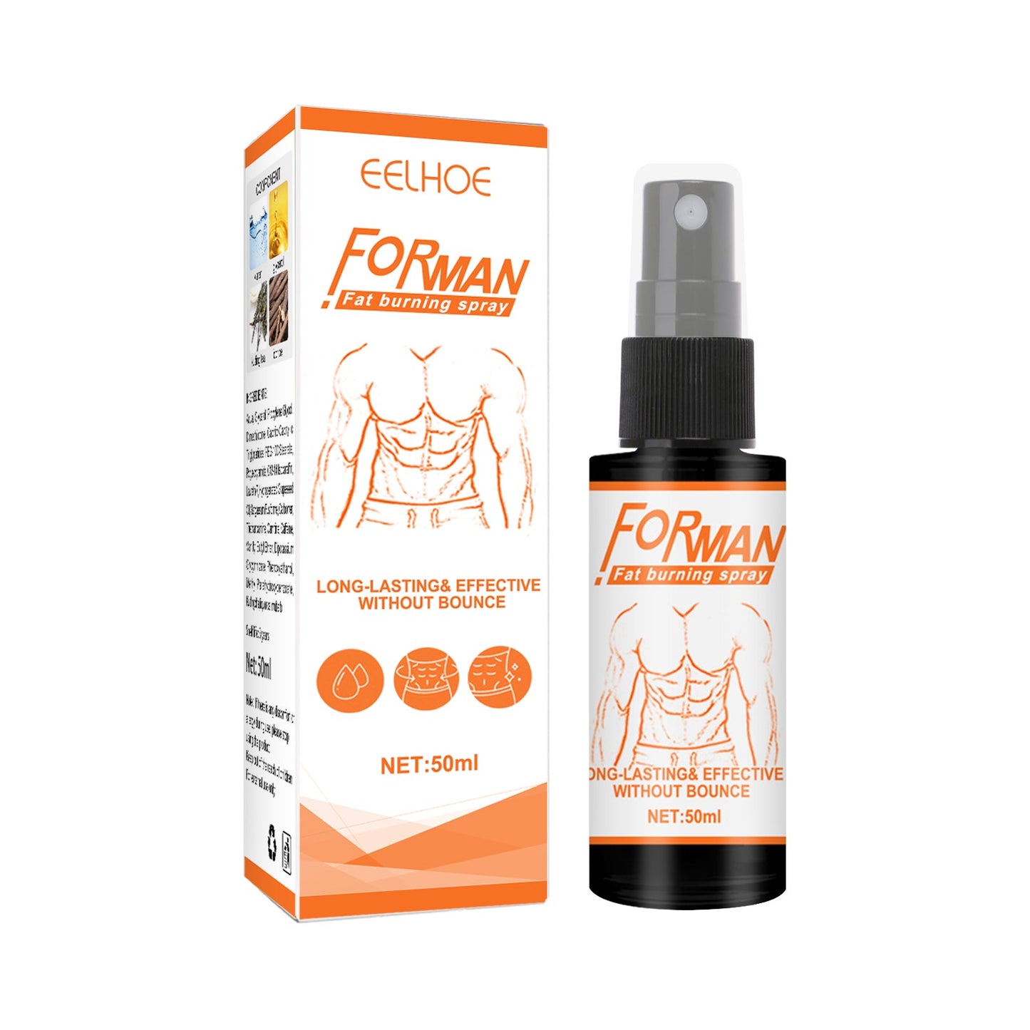 Men's Abs Spray Vest Line Body Sculpting Cream Exercises Chest To Increase Muscle Body Care