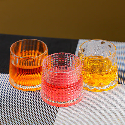 Mountain View Glass Cup Fuji Mountain Tibetan Mountain Cup  Japanese Whiskey Wine Cup Household High Beauty Water Bottle