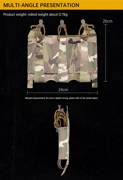 Outdoor 5.56 Triple Magazine Pouches Tactical Pouch Molle Mag Pouch for Hunting Vest