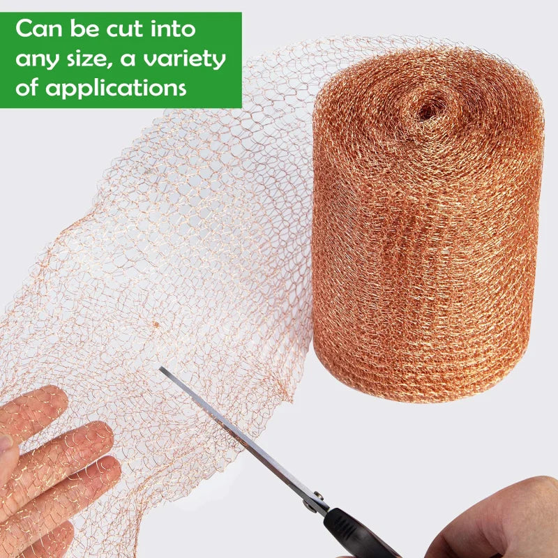 1Pcs 3m/6m Copper Wire Mesh House Copper Electromagnetic Wave Shielding Network Signal Shielding Network Radiation Protection