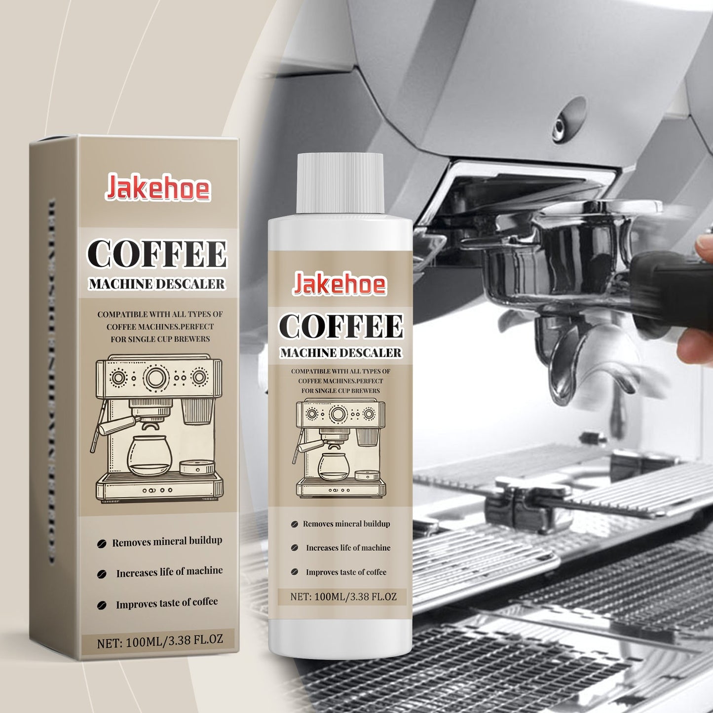 Coffee Machine Cleaner, Coffee Machine Descaling Clean Renovation Maintenance To Keep The Equipment Clean And Hygienic