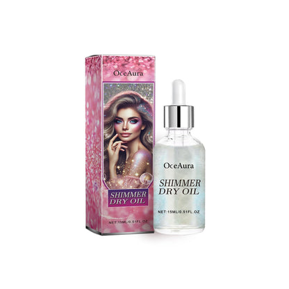 Body Glow Oil, Facial Body Collarbone Brightening Liquid Fine Shine Party Beach Shine Oil