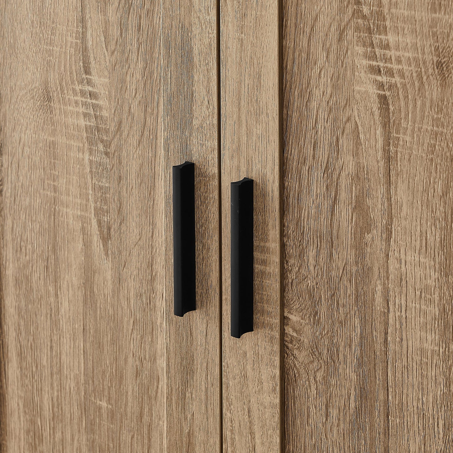 Storage Cabinet with Two Doors for Bathroom, Office, Adjustable Shelf, MDF Board, Brown