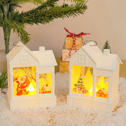 Christmas Gift LED Christmas Wind Light Electronic Candle Light Creative Night Light Christmas Tree Pendant Decorative Supplies