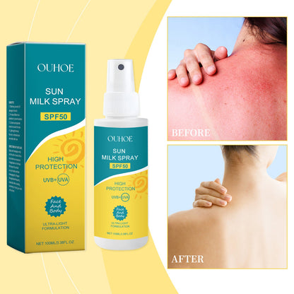 Protection Spray, Summer Outdoor Skin Protection Spray Moisturizing, Refreshing And Non-Greasy Skin Protection Spray