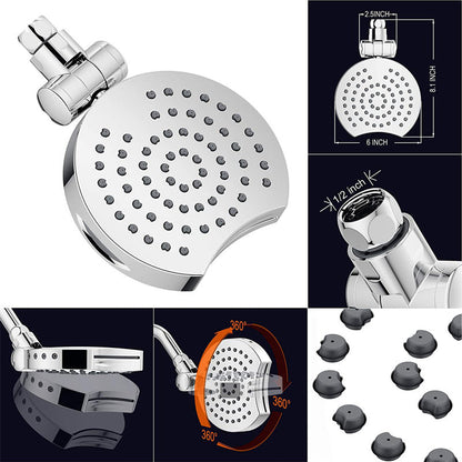 multi-function shower top spray rotating shower head four modes