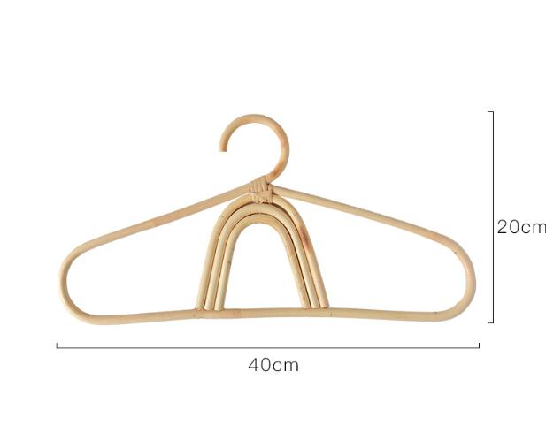 1pcs Handmade Vine Clothes Hanger Indonesian Vine Weaving Moon Sun Rainbow Style Children's Room Photography Room Decoration