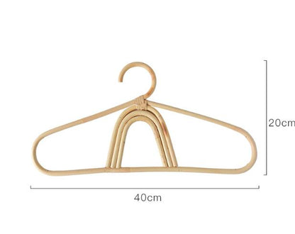 1pcs Handmade Vine Clothes Hanger Indonesian Vine Weaving Moon Sun Rainbow Style Children's Room Photography Room Decoration