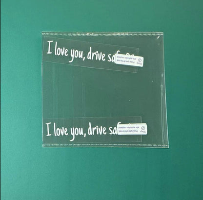 SafeLove Mirror Decal Set