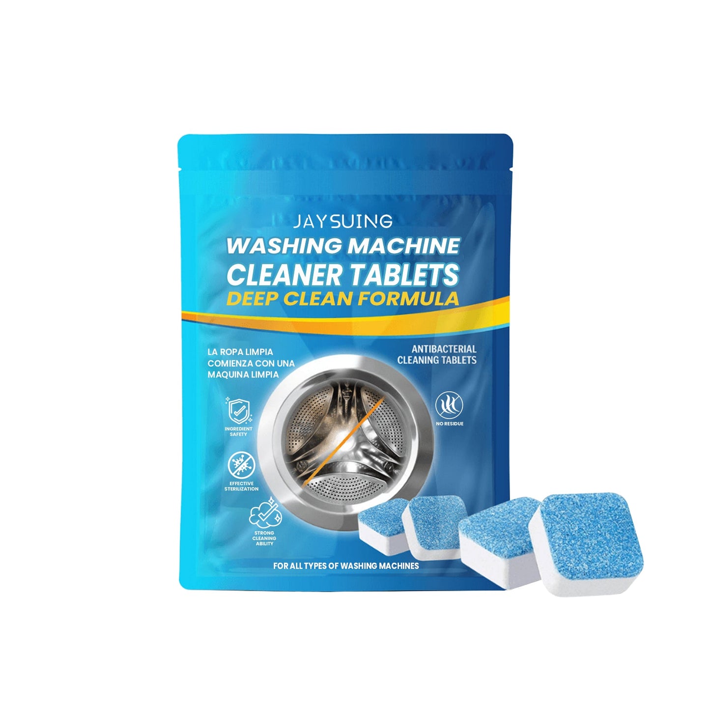 Washing Machine Deep Cleaning Tablets, Drum Type Laundry Tank Dirt Cleaning Smell Cleaning Sheet