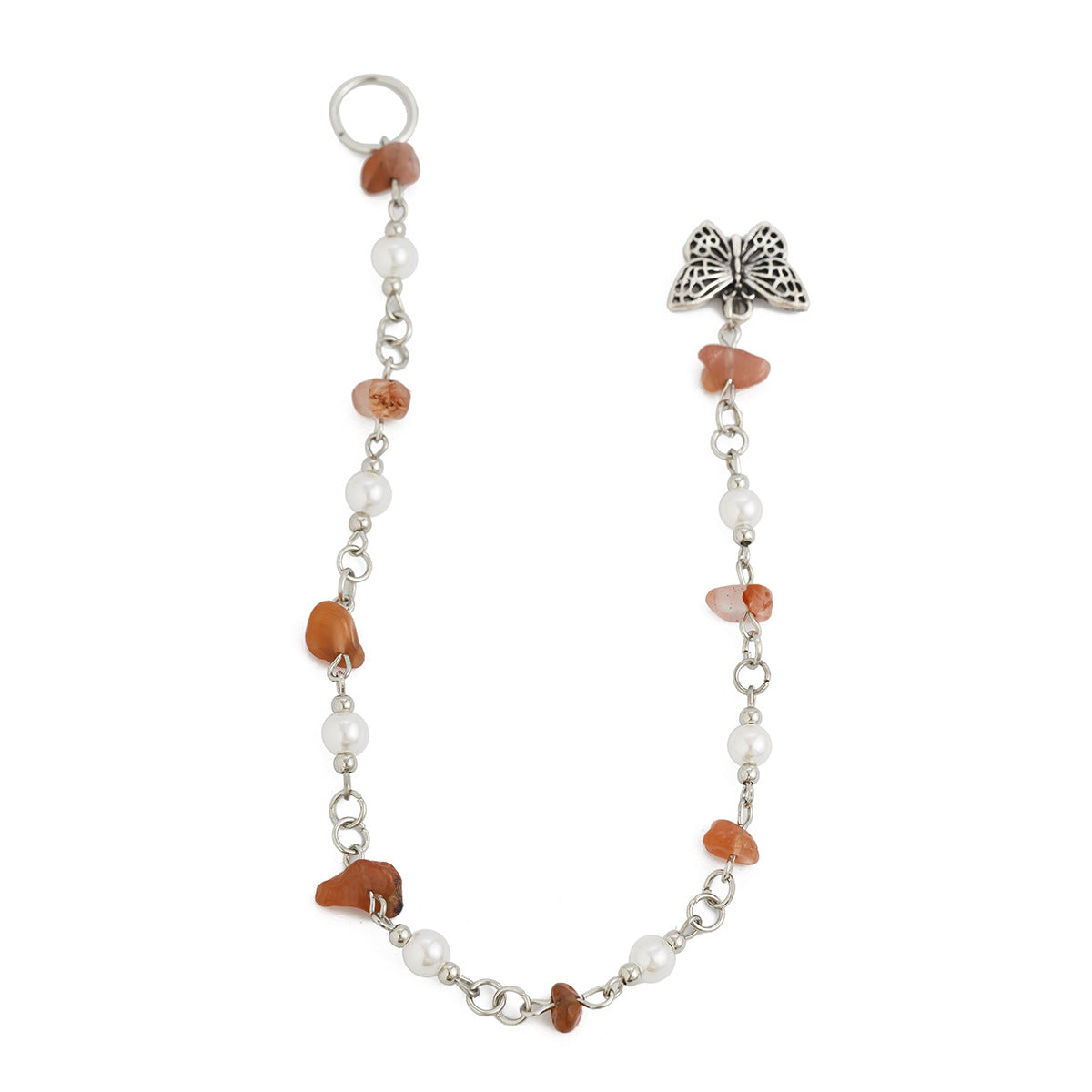 Simple and versatile fashion sense, colorful gravel braided hair with tassel headpiece and hair accessories