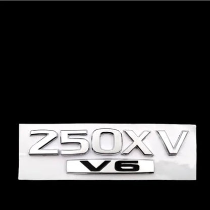 For  NISSAN  Teana  Auto Logos  Duke's rear tail logo  TEANA font  230JK-V6 English Standard  Letter labeling
