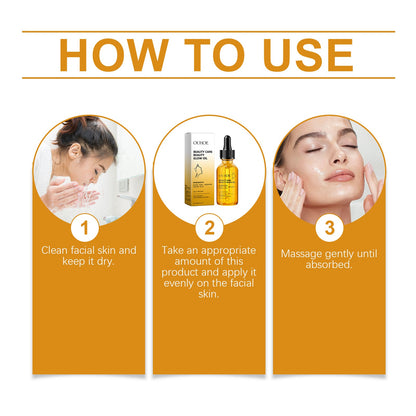 Facial Moisturizing Essential Oil Moisturizes And Moisturizes Facial Skin, Brightens, Darkens And Lightens Fine Lines