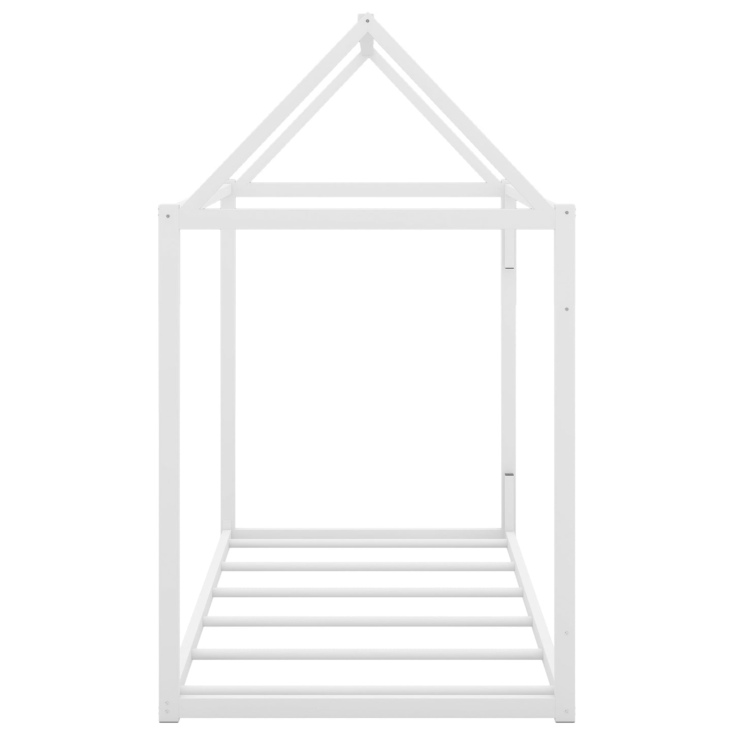 Metal House Shape Platform Bed   twin