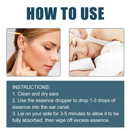 Ear Care Serum, Ear Massage To Relieve Earache Tinnitus Ear Tinnitus Ear Discomfort Detailer