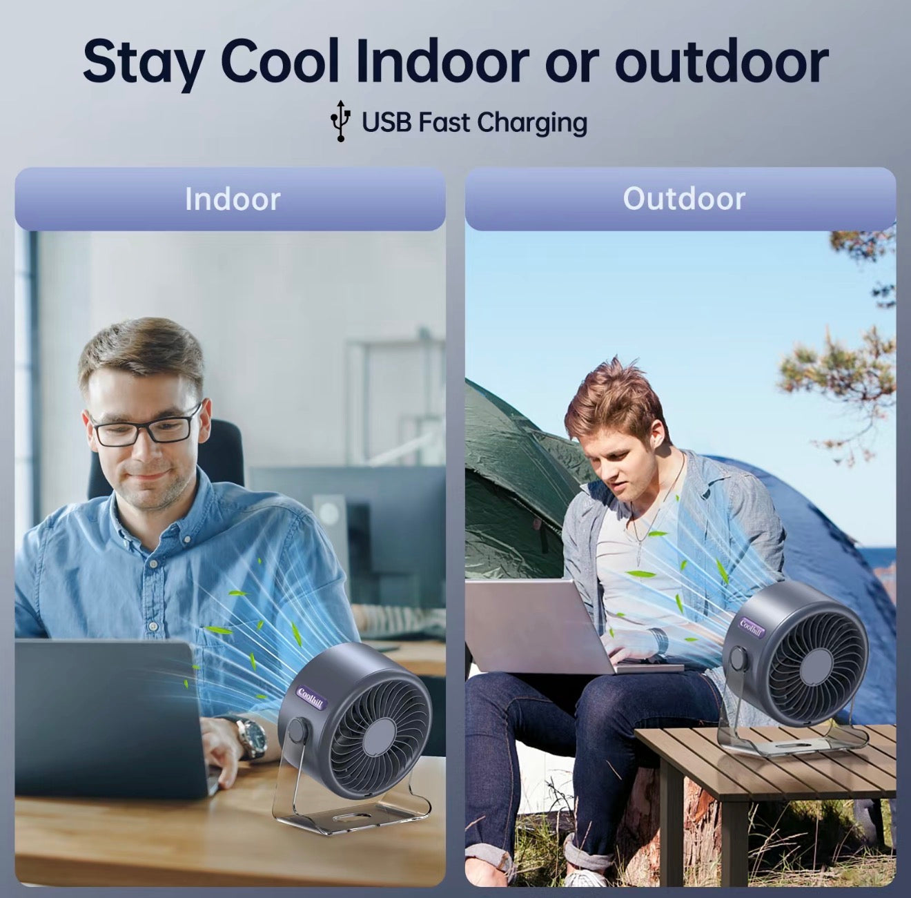 TurboCool Desk Fan