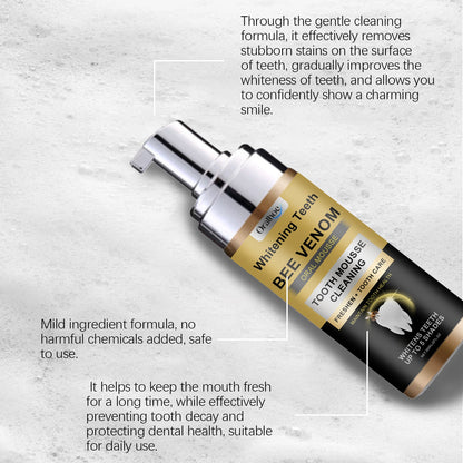Teeth Cleaning Mousse Gently Cleans Teeth To Remove Odors, Stains And Grime Daily Beauty Mousse