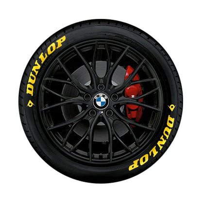 【 Font Set 】 Car Tire Stickers Tire Letter Stickers English Letter 3D Stereoscopic Stickers