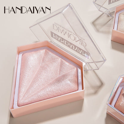 Diamond Highlighter Powder Brighten Skin Tone Repair Glitter Powder Nose Shadow Modification Stereo Brightening