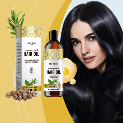 Rosemary Mint Hair Care Oil Hydrating Hair Care Soft Nourishing Hydrating Daily Massage Hair Care Oil
