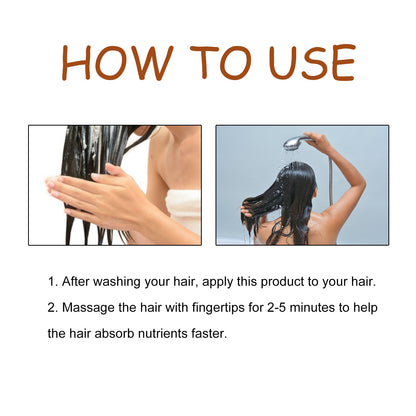 Nourishing Hair Mask, Repair Hair Dye, Perm, Split End Dry Damage, Moisturize And Smooth Hair Mask