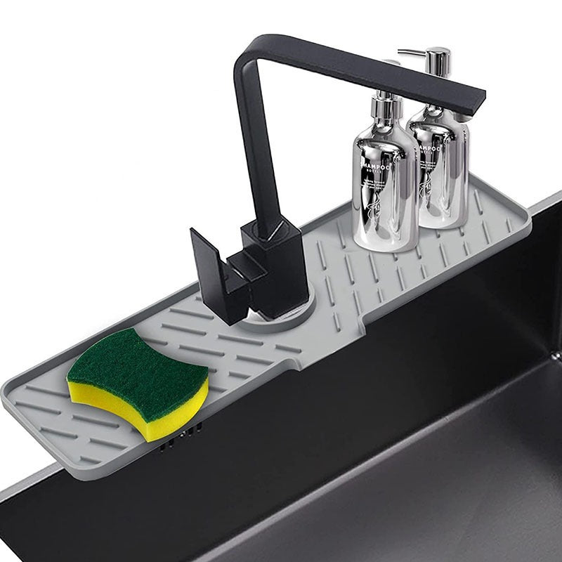 Silicone rubber folding sink drain pad splash proof tabletop kitchen and bathroom multifunctional tool