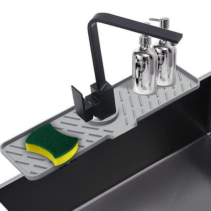 Silicone rubber folding sink drain pad splash proof tabletop kitchen and bathroom multifunctional tool