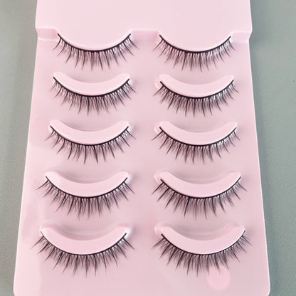 Cartoon Bushy Black Terrier Big Devil False Eyelashes Whole Piece Barbie Eyelashes Natural Little Devil