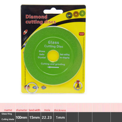 Glass King specialized cutting blades wine bottles jade tiles polished diamond slices ultra-thin ceramic saw blades