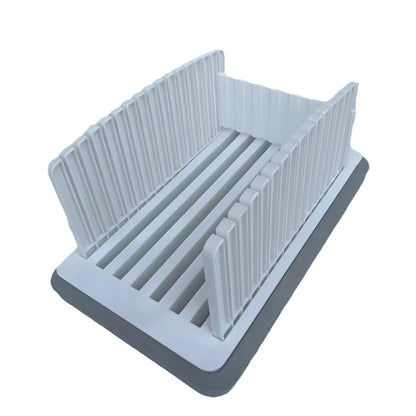 New detachable bread cutting tray Multifunctional foldable bread slicer with tray