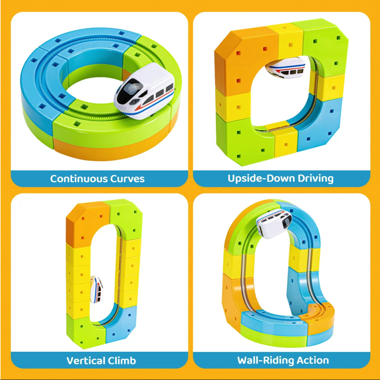 TrackBlaze Flex Train Set