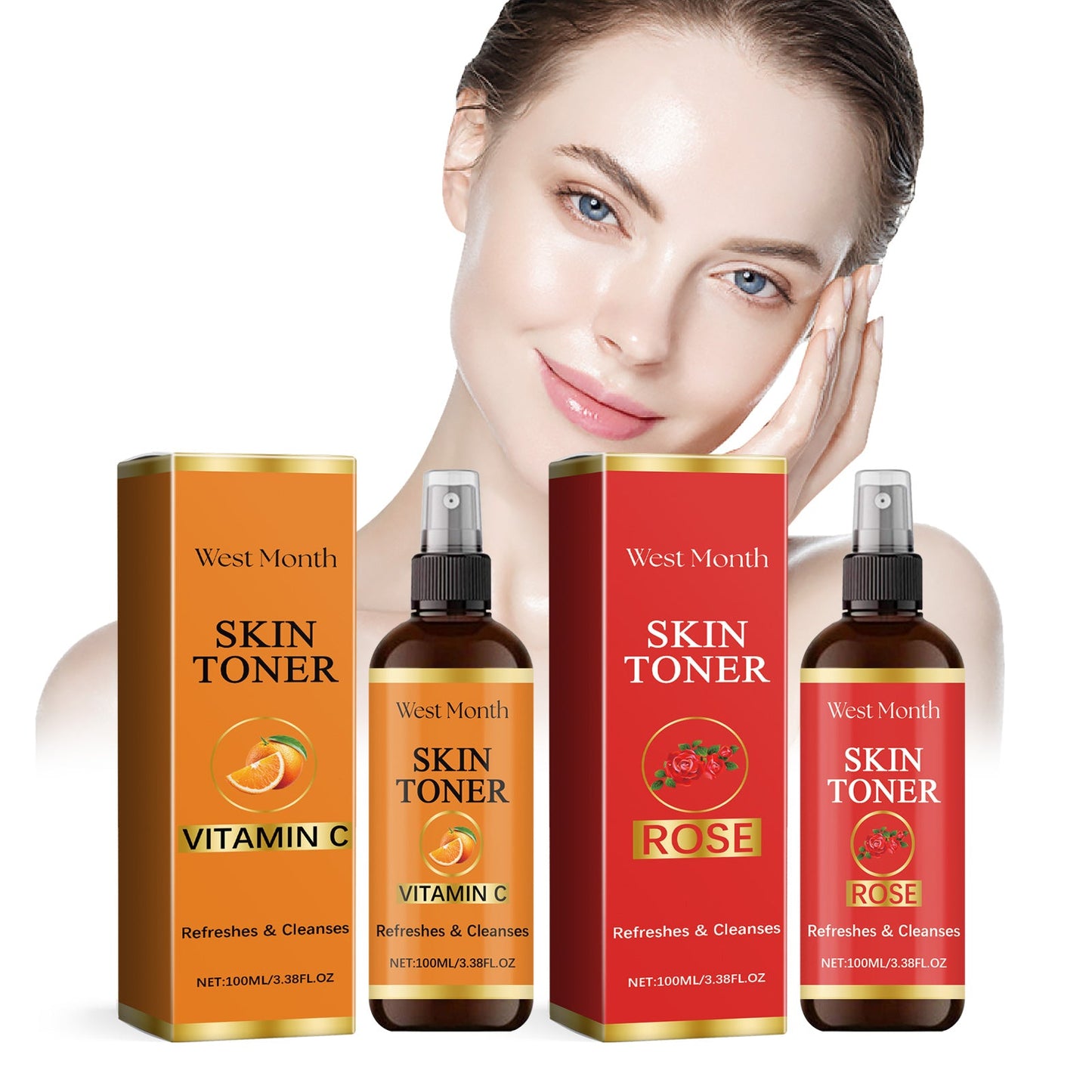 Toner Spray Hydrates And Moisturizes And Brightens Skin